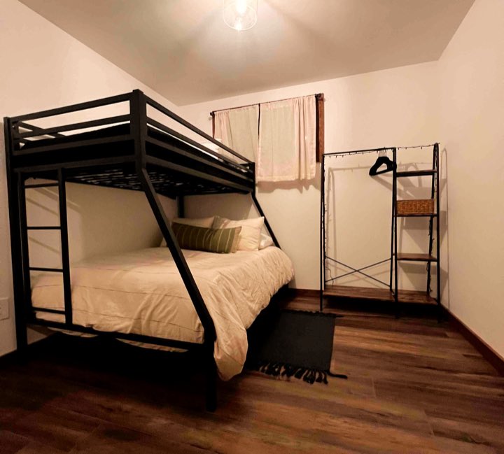 A bunk room in the chalet