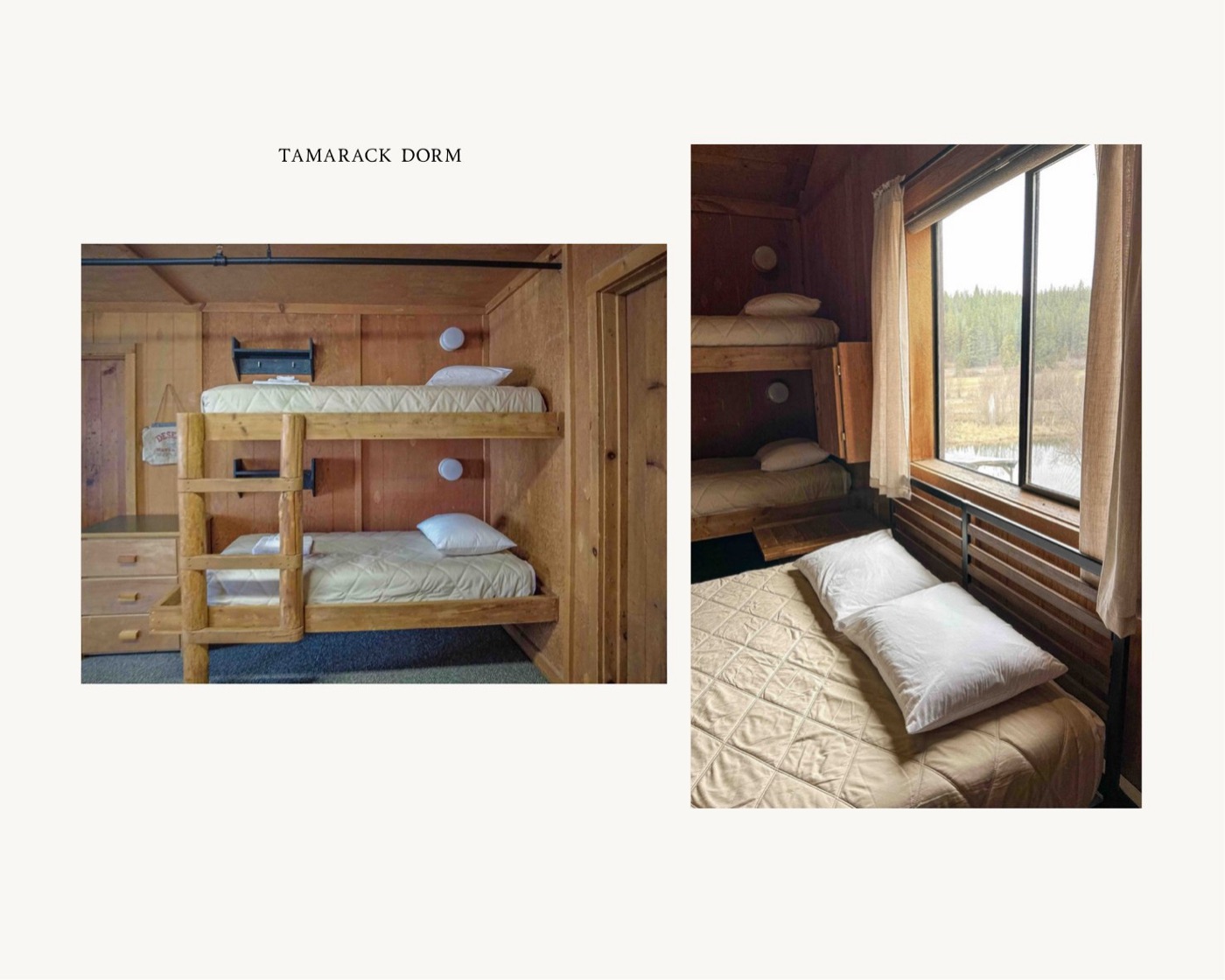 Tamarack Dorm, rooms